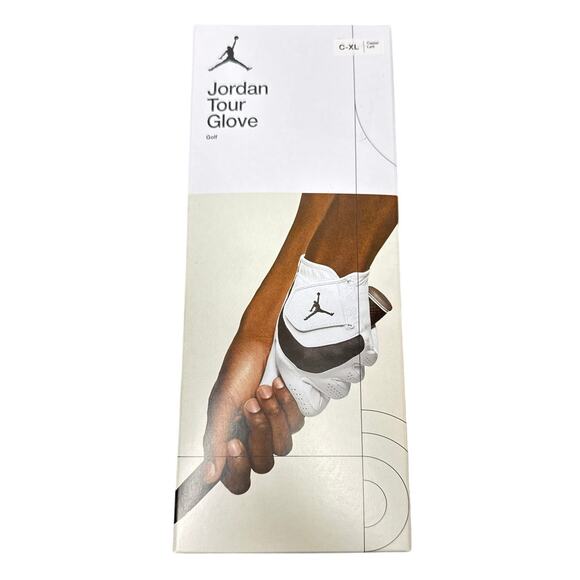 NWT Nike Jordan Tour Left Hand White/Concord Golf Glove Size C-XL - Picture 3 of 4